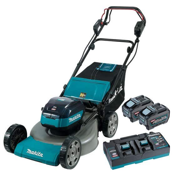 Makita 40V Max Brushless 534mm Lawn Mower Kit LM002GT203